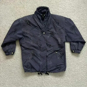 BOGNER Vintage 1850-163 Oberstoff Face Purple Embroidery Sz L Jacket Coat Sample